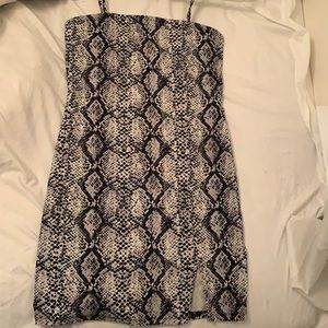 Garage mini snake skin dress
